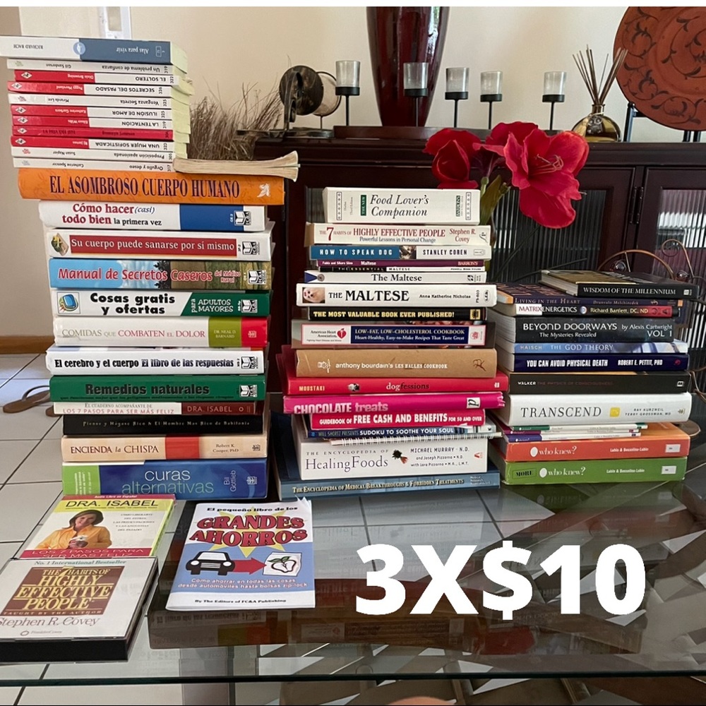 ‼️Sale 3X$5‼️Books Books Books Moving Sale